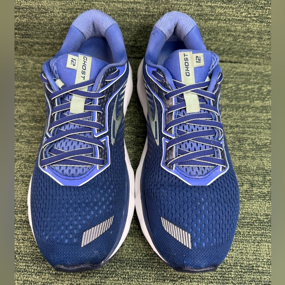 Brooks Womens Ghost 12 1203051B413 Blue Running Low Top Lace Up Shoes Size 9. - Picture 4 of 16